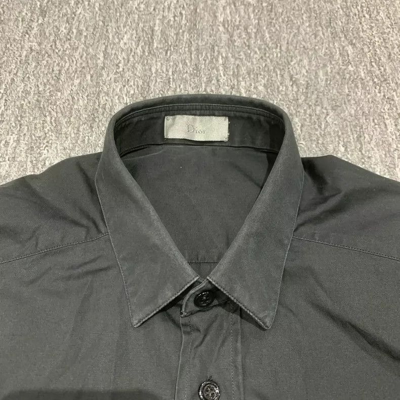 Dior Dior Black Embroidered Long Sleeve Shirt-yf Size US M / EU 48-50 / 2 - 4 Thumbnail