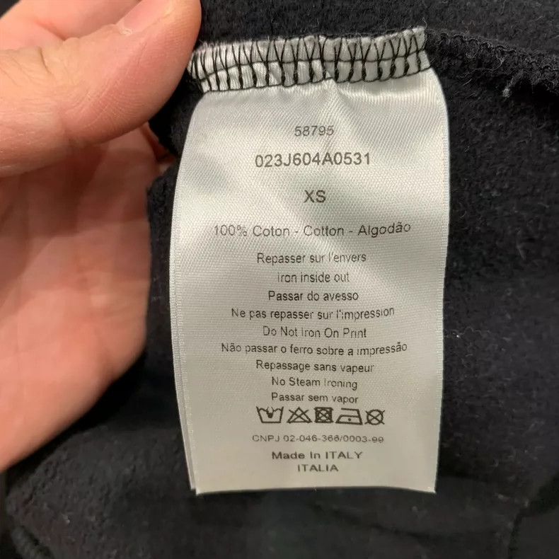 Dior Dior Black 3D Logo Print Long Sleeve Sweatshirt-yf Size US XS / EU 42 / 0 - 6 Thumbnail