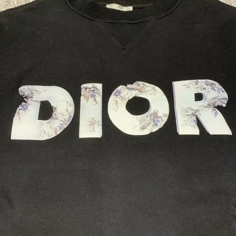 Dior Dior Black 3D Logo Print Long Sleeve Sweatshirt-yf Size US XS / EU 42 / 0 - 4 Thumbnail