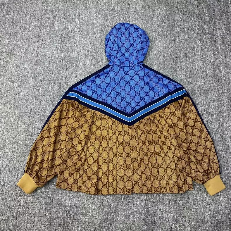 Gucci Gucci Color Block Logo Hooded Jacket-yf Size US S / EU 44-46 / 1 - 2 Thumbnail