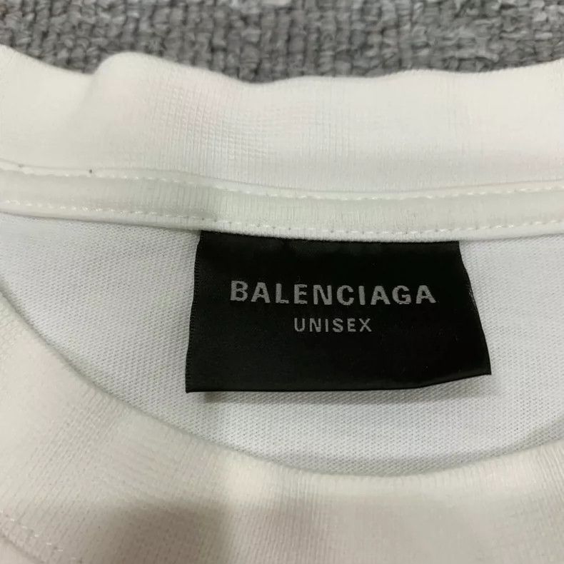 Balenciaga Balenciaga White Short Sleeve Logo T-Shirt-yf Size US XXS / EU 40 - 5 Thumbnail