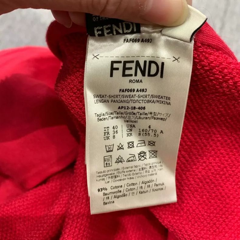 Fendi Fendi Red Logo Side Jacket Outerwear-yf Size US M / EU 48-50 / 2 - 8 Thumbnail