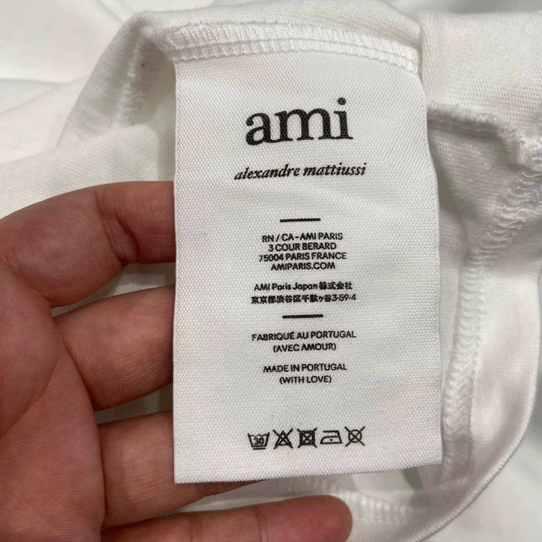 AMI Ami Short Sleeve Heart T-Shirt Size L-yf Size US L / EU 52-54 / 3 - 8 Thumbnail