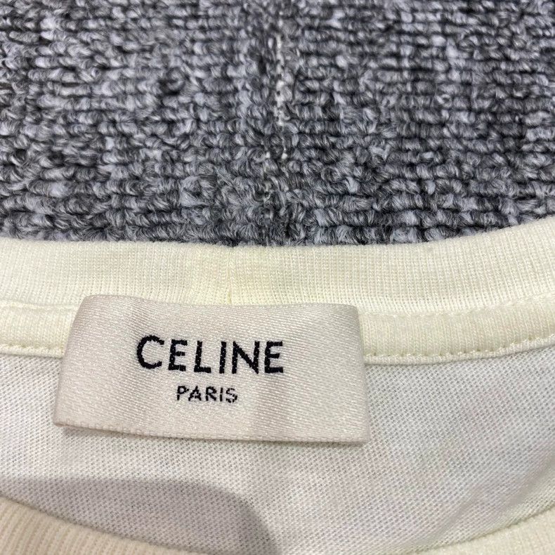 Celine Celine Paris Logo Short Sleeve T-Shirt-yf Size US M / EU 48-50 / 2 - 7 Thumbnail