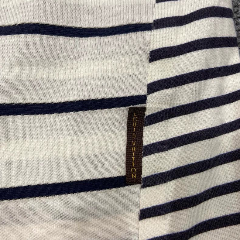 Louis Vuitton Black and White Striped Short Sleeve Shirt-yf Size US L / EU 52-54 / 3 - 5 Thumbnail