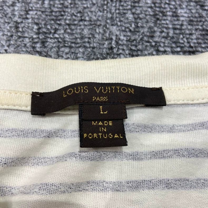 Louis Vuitton Black and White Striped Short Sleeve Shirt-yf Size US L / EU 52-54 / 3 - 7 Thumbnail