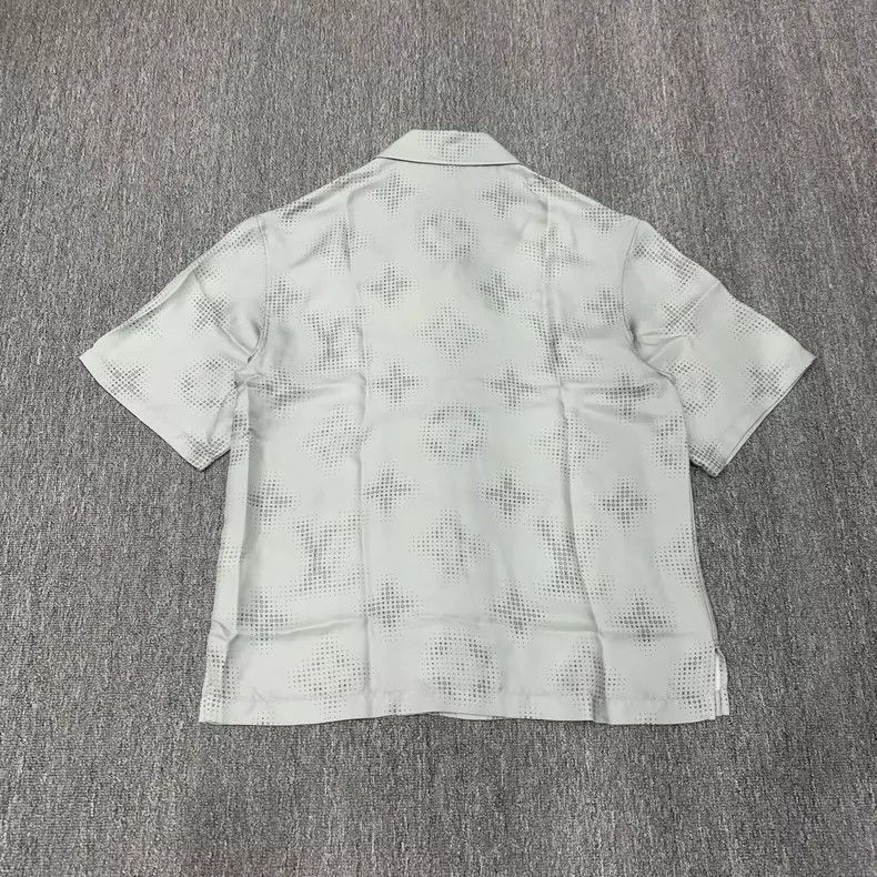 Louis Vuitton LV Mosaic Short Sleeve Shirt in Cyan-yf Size US XS / EU 42 / 0 - 2 Thumbnail