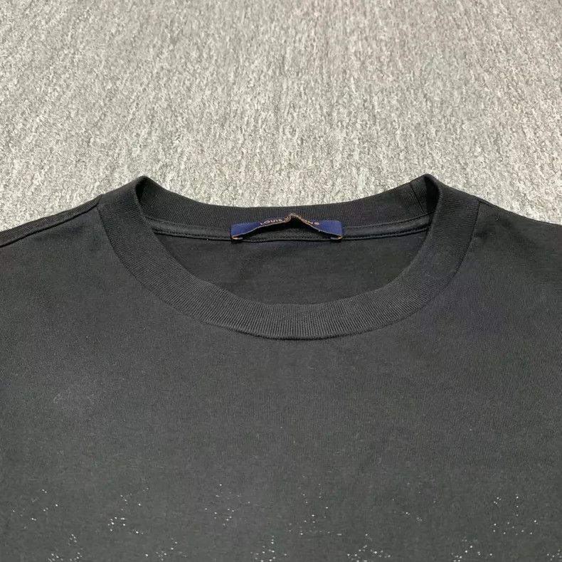 Louis Vuitton LV Black Gradient Short Sleeve T-Shirt-yf Size US M / EU 48-50 / 2 - 3 Thumbnail