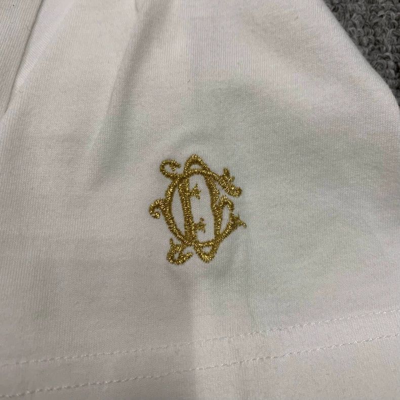 Dior Dior White Short Sleeve T-shirt with Print-yf Size US S / EU 44-46 / 1 - 5 Thumbnail