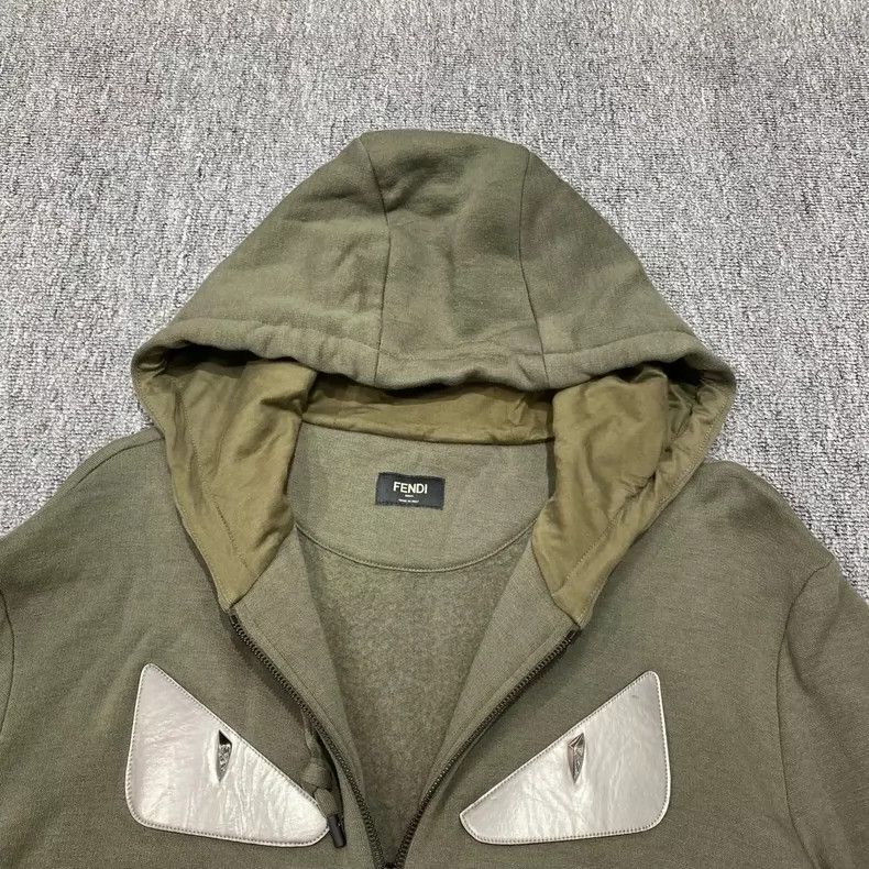Fendi Fendi Green Monster Zip Hoodie Jacket-yf Size US L / EU 52-54 / 3 - 4 Thumbnail