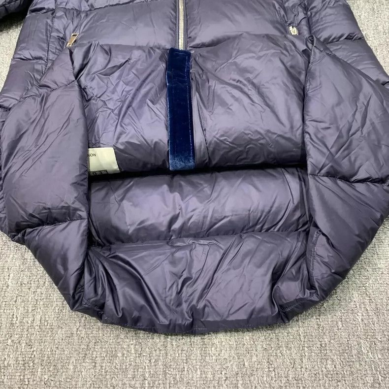 Moncler Moncler Deep Blue Velvet Collar Down Jacket-yf Size US M / EU 48-50 / 2 - 4 Thumbnail