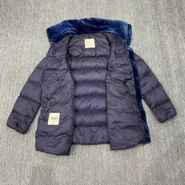 Moncler Moncler Deep Blue Velvet Collar Down Jacket-yf Size US M / EU 48-50 / 2 - 5 Thumbnail