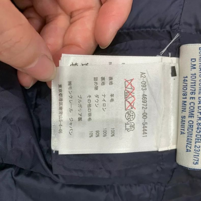 Moncler Moncler Torcy Navy Puffer Jacket-yf Size US XXS / EU 40 - 6 Thumbnail