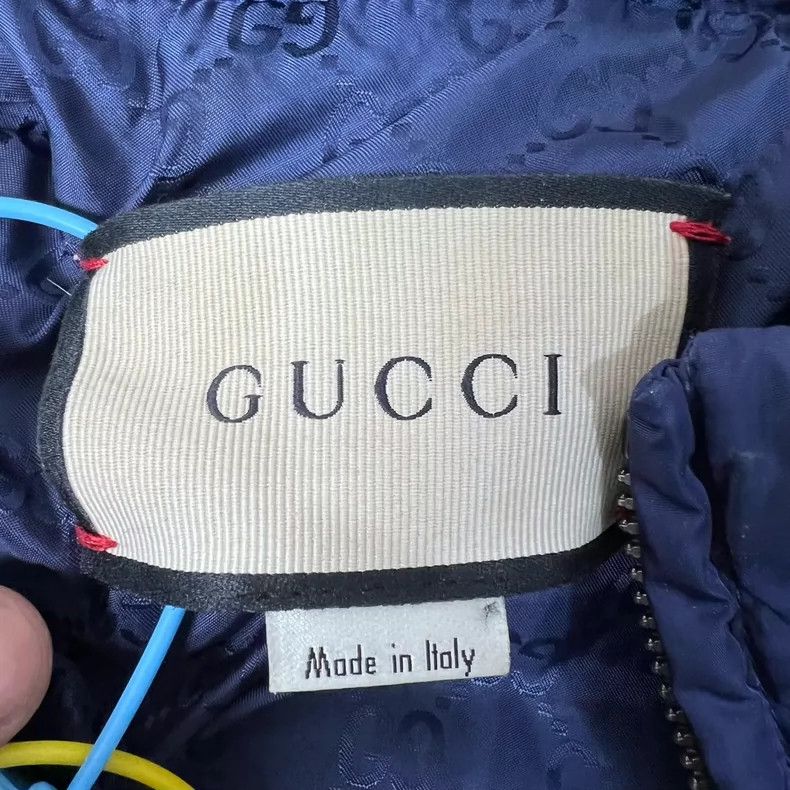 Gucci Gucci Blue Down Jacket Size 50-yf Size US L / EU 52-54 / 3 - 6 Thumbnail