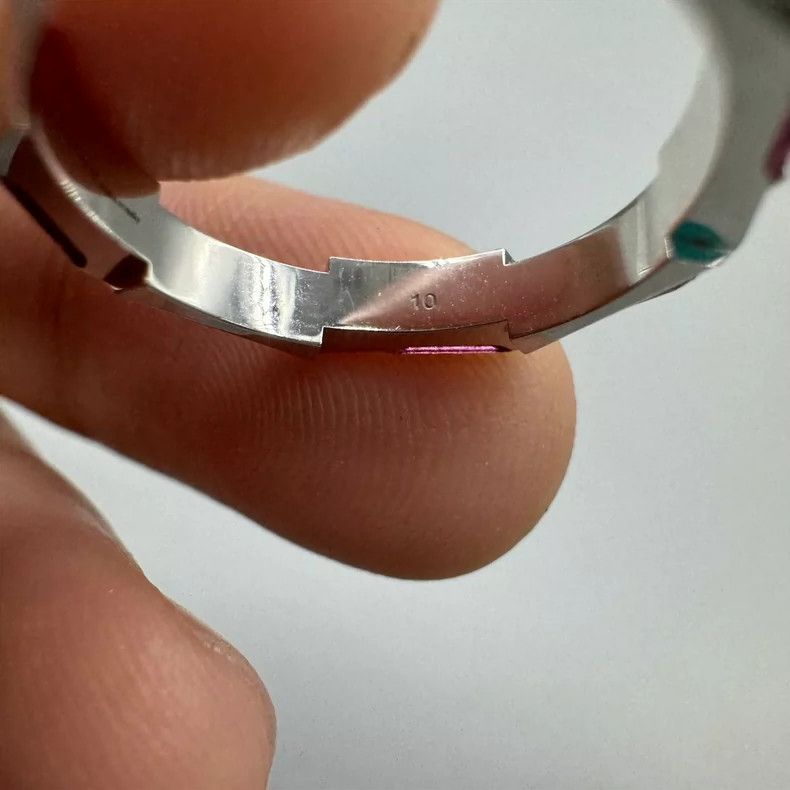 Gucci Gucci Platinum Tourmaline Pink Diamond Ring-yf Size ONE SIZE - 6 Thumbnail