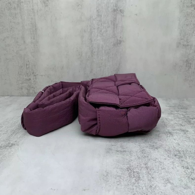 Bottega Veneta Bottega Veneta Purple Nylon Pillow Bag-yf Size ONE SIZE - 7 Thumbnail