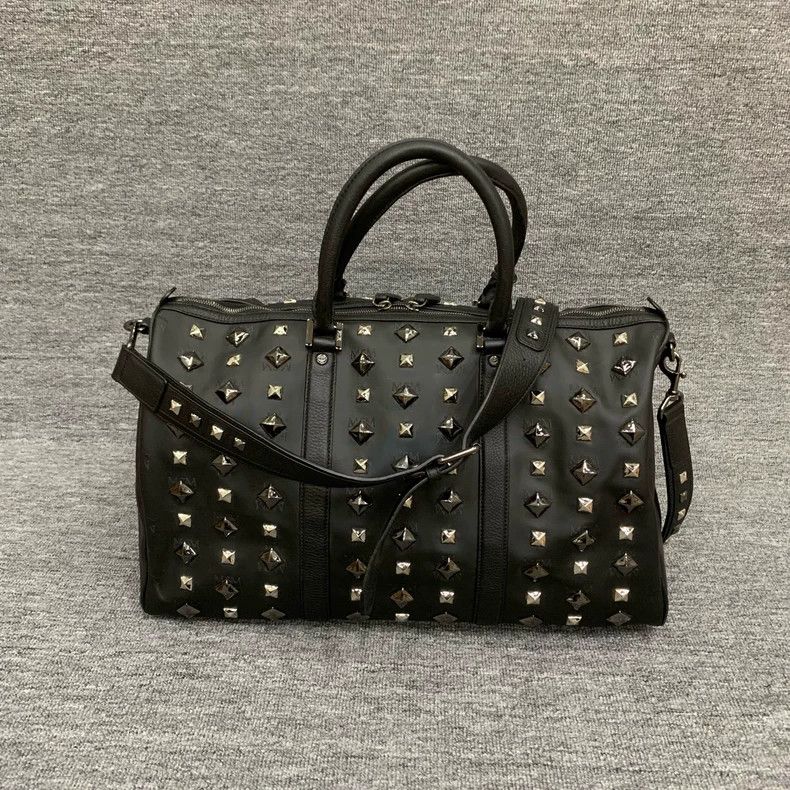 MCM MCM Black Studded Travel Handbag Crossbody-yf Size ONE SIZE - 2 Thumbnail