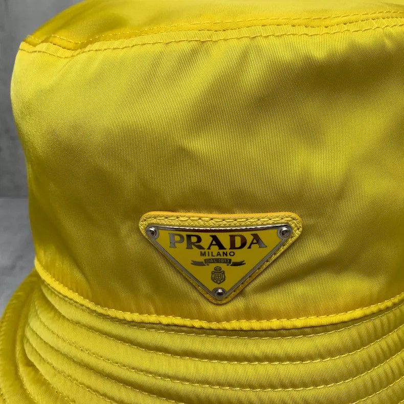 Prada Prada Yellow Fisherman Hat L Size-yf Size ONE SIZE - 4 Thumbnail