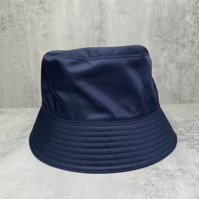 Prada Prada Navy Blue Bucket Hat Size L-yf Size ONE SIZE - 3 Thumbnail