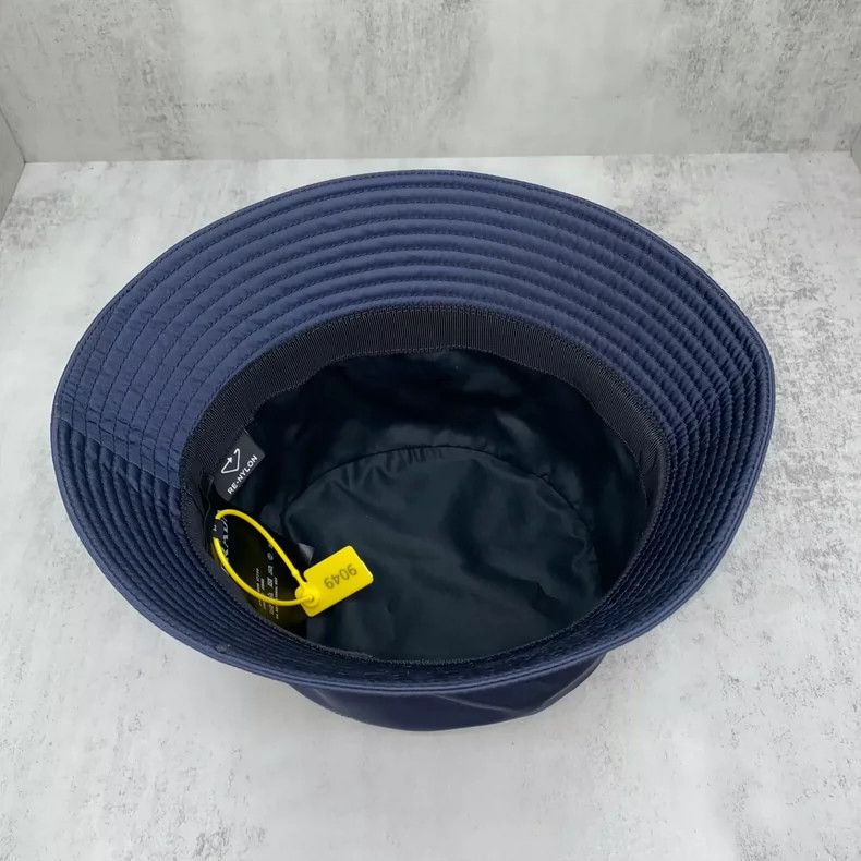 Prada Prada Navy Blue Bucket Hat Size L-yf Size ONE SIZE - 4 Thumbnail