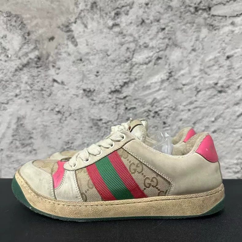 Gucci Gucci Pink Dirty Sneakers-yf Size US 7.5 / EU 40-41 - 2 Thumbnail