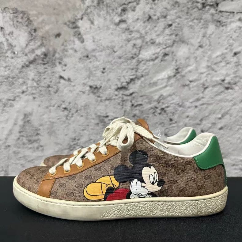 Gucci Gucci Mickey Mouse Sneakers Size 37-yf Size US 6.5 / EU 39-40 - 2 Thumbnail