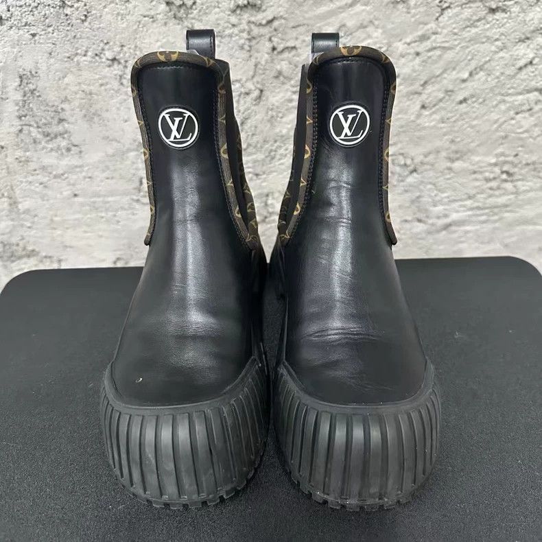 Louis Vuitton Louis Vuitton Black Ankle Boots-yf Size US 7.5 / EU 40-41 - 6 Thumbnail