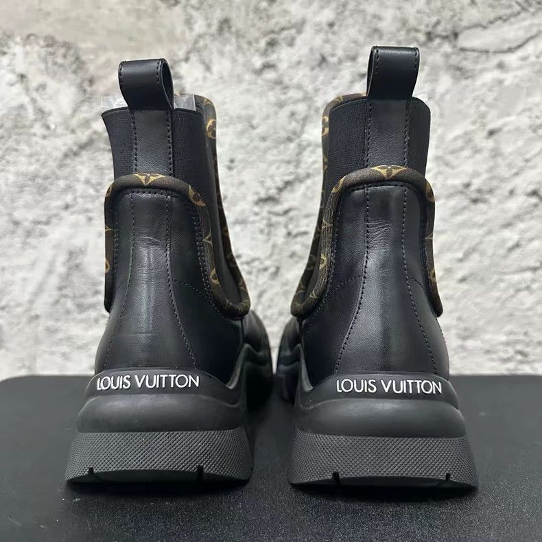 Louis Vuitton Louis Vuitton Black Ankle Boots-yf Size US 7.5 / EU 40-41 - 3 Thumbnail
