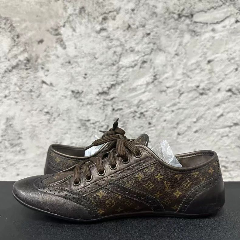 Louis Vuitton Louis Vuitton Brown Fashion Sneakers Size 37-yf Size US 6.5 / EU 39-40 - 5 Thumbnail