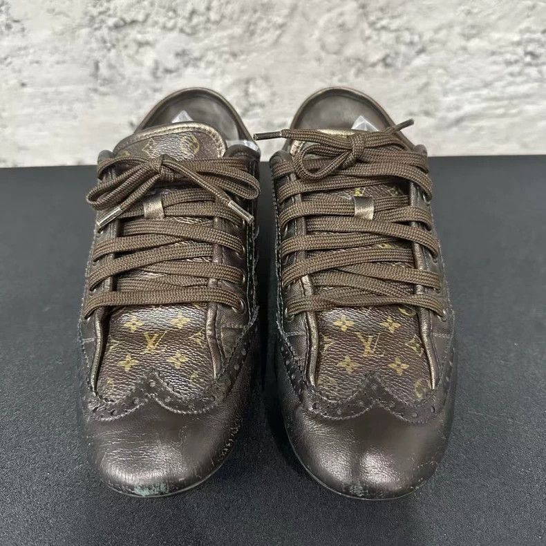 Louis Vuitton Louis Vuitton Brown Fashion Sneakers Size 37-yf Size US 6.5 / EU 39-40 - 6 Thumbnail
