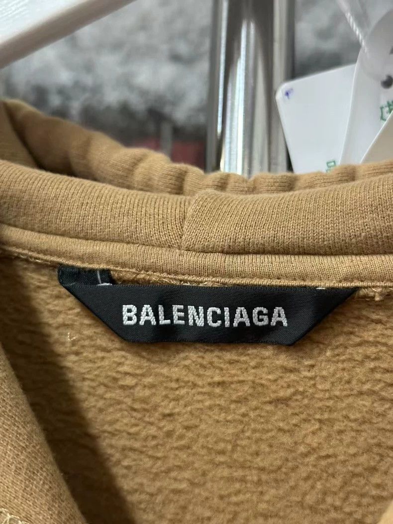 Balenciaga Balenciaga Embroidered Logo Hoodie Sweatshirt-yf Size US M / EU 48-50 / 2 - 7 Thumbnail