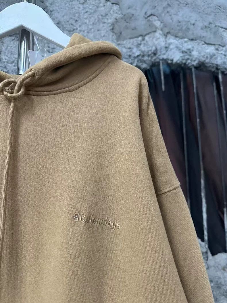 Balenciaga Balenciaga Embroidered Logo Hoodie Sweatshirt-yf Size US M / EU 48-50 / 2 - 5 Thumbnail