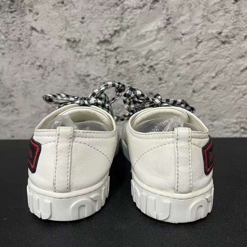 Miu Miu Miumiu White Sneakers with Bow Detail-yf Size US 6.5 / EU 39-40 - 3 Thumbnail
