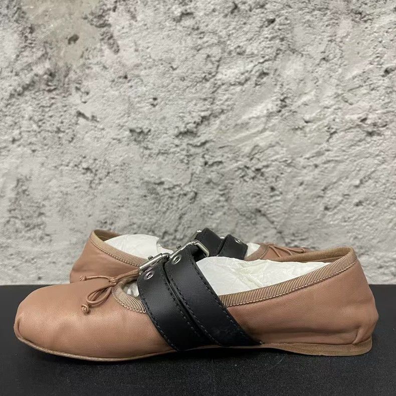 Miu Miu Miumiu Ballet Shoes Size 38.5-yf Size US 8.5 / EU 41-42 - 5 Thumbnail