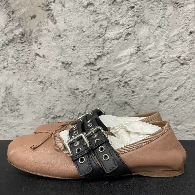 Miu Miu Miumiu Ballet Shoes Size 38.5-yf Size US 8.5 / EU 41-42 - 2 Thumbnail
