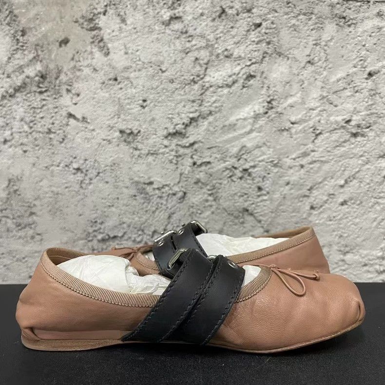 Miu Miu Miumiu Ballet Shoes Size 38.5-yf Size US 8.5 / EU 41-42 - 4 Thumbnail
