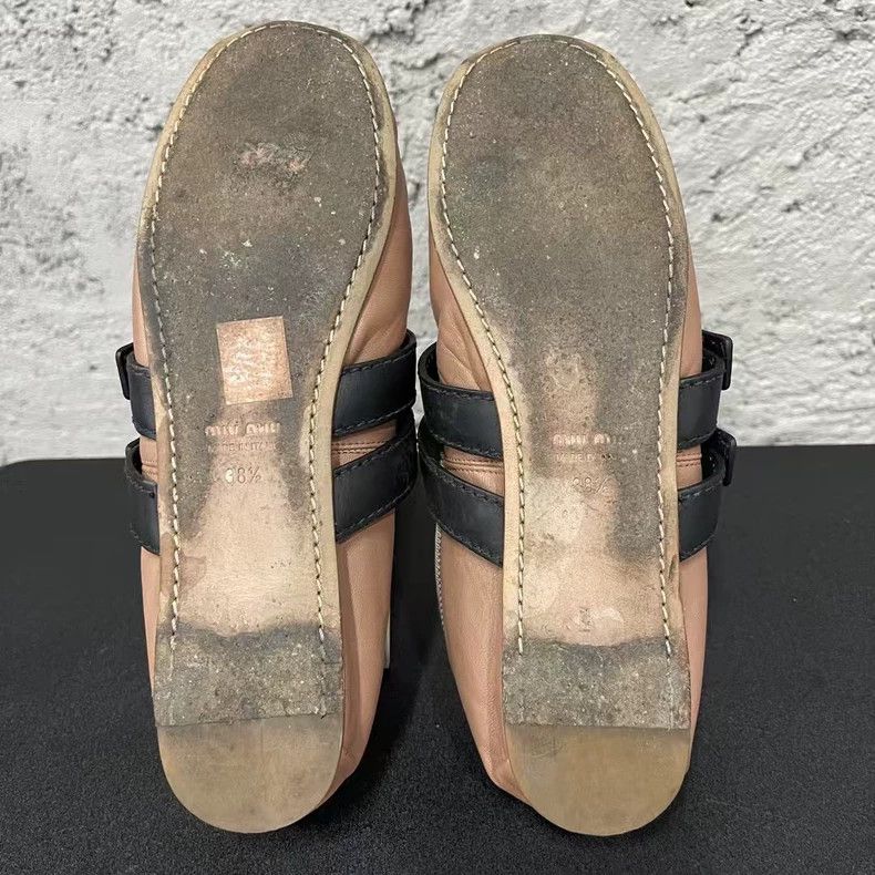 Miu Miu Miumiu Ballet Shoes Size 38.5-yf Size US 8.5 / EU 41-42 - 7 Thumbnail