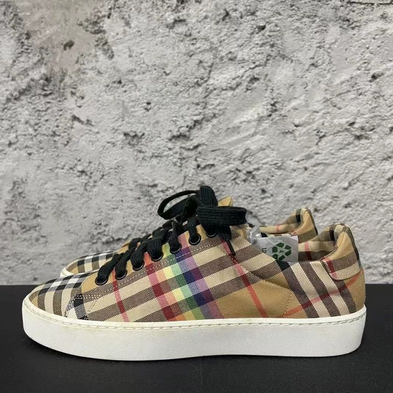 Burberry Burberry Rainbow Check Sneakers Size 38-yf Size US 6.5 / EU 39-40 - 2 Thumbnail