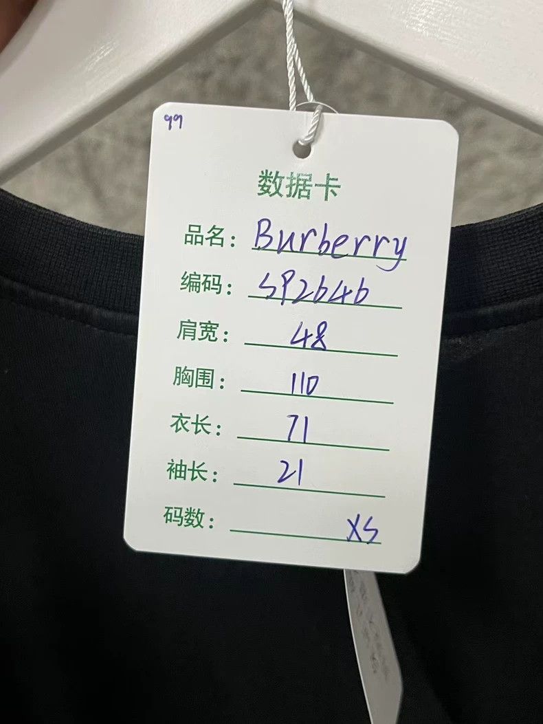 Burberry Burberry Short Sleeve Black T-Shirt-yf Size US XS / EU 42 / 0 - 8 Thumbnail