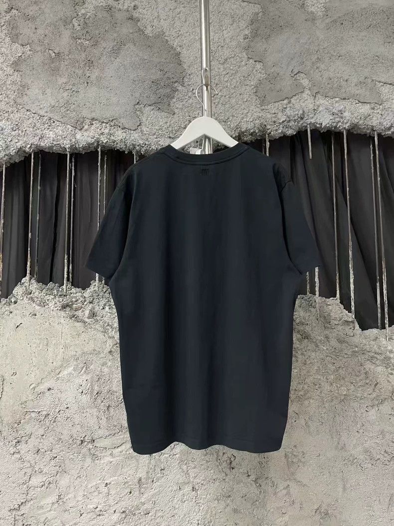 AMI Ami Short Sleeve T-Shirt in Black-yf Size US M / EU 48-50 / 2 - 2 Thumbnail