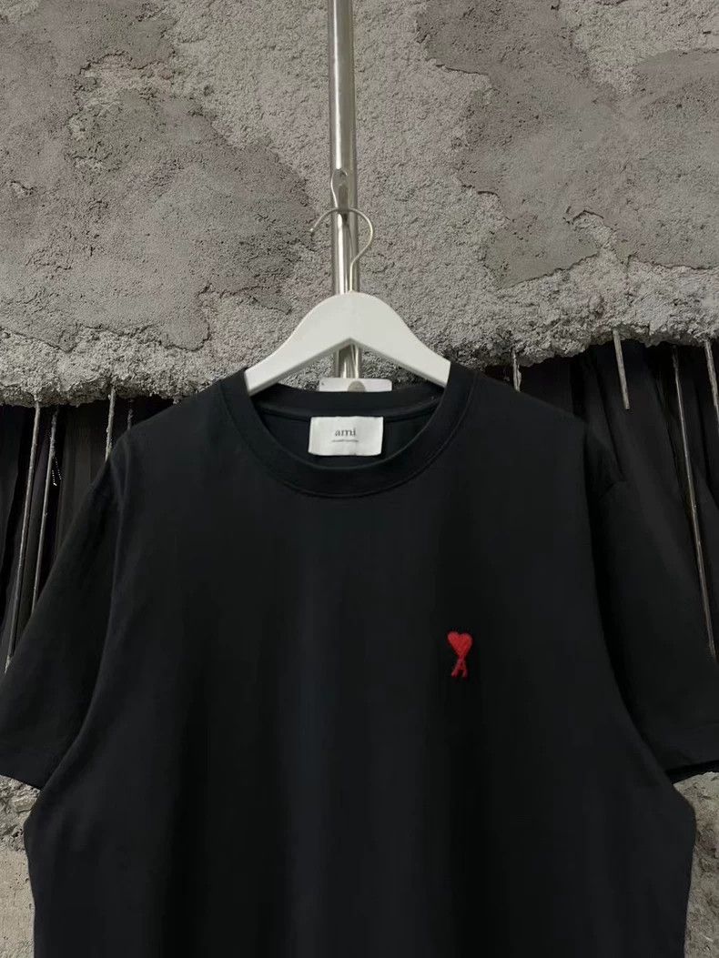 AMI Ami Short Sleeve T-Shirt in Black-yf Size US M / EU 48-50 / 2 - 3 Thumbnail