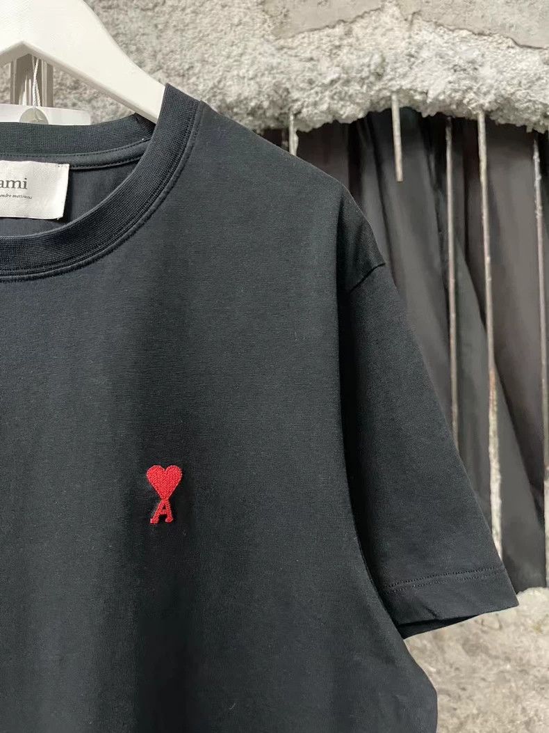 AMI Ami Short Sleeve T-Shirt in Black-yf Size US M / EU 48-50 / 2 - 5 Thumbnail