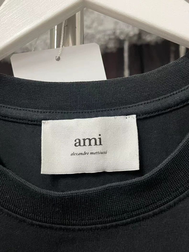 AMI Ami Short Sleeve T-Shirt in Black-yf Size US M / EU 48-50 / 2 - 6 Thumbnail