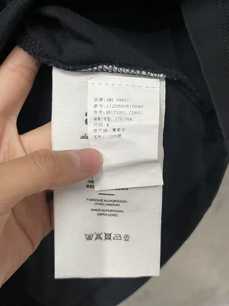 AMI Ami Short Sleeve T-Shirt in Black-yf Size US M / EU 48-50 / 2 - 7 Thumbnail