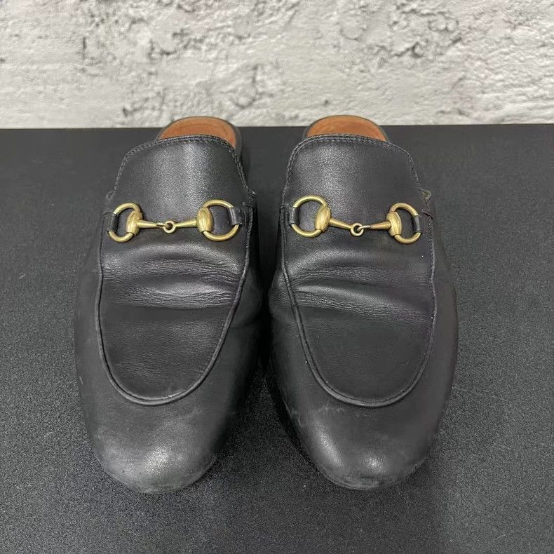 Gucci Gucci Black Slip-On Mules Size 36-yf Size US 5 / EU 37 - 6 Thumbnail