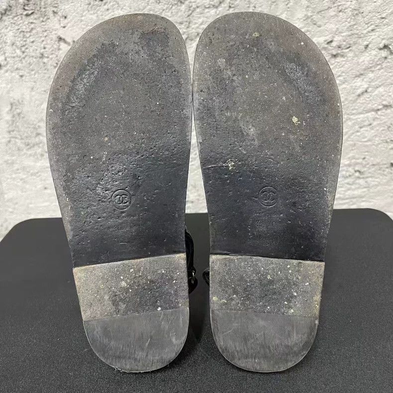 Chanel Chanel Velcro Sandals Size 36.5-yf Size US 6.5 / EU 39-40 - 7 Thumbnail