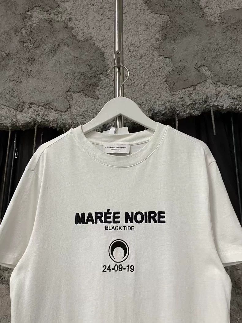 Marine Serre Marine Serre White Short Sleeve T-Shirt-yf Size US M / EU 48-50 / 2 - 3 Thumbnail