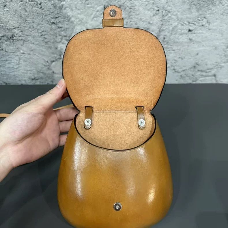 Lemaire Lemaire Saddle Bag with Strap-yf Size ONE SIZE - 8 Thumbnail