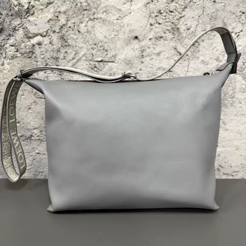 Loewe Loewe Cubi Bag in Gray Leather-yf Size ONE SIZE - 2 Thumbnail