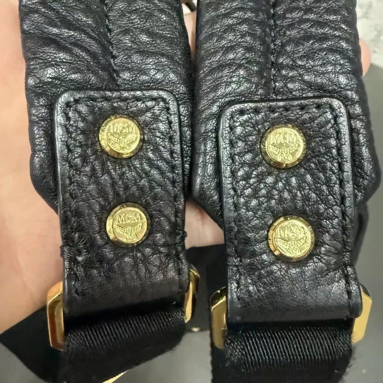 MCM MCM Studded Black Backpack-yf Size ONE SIZE - 8 Thumbnail